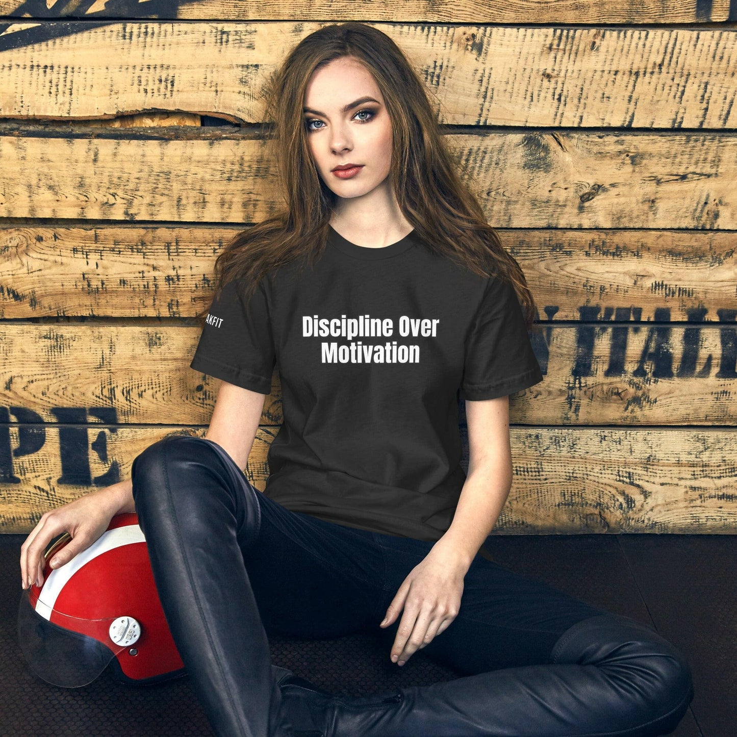 "Discipline Over Motivation" Unisex T-shirt. PeakFit Apparel. for athletes | PeakFit Apparel