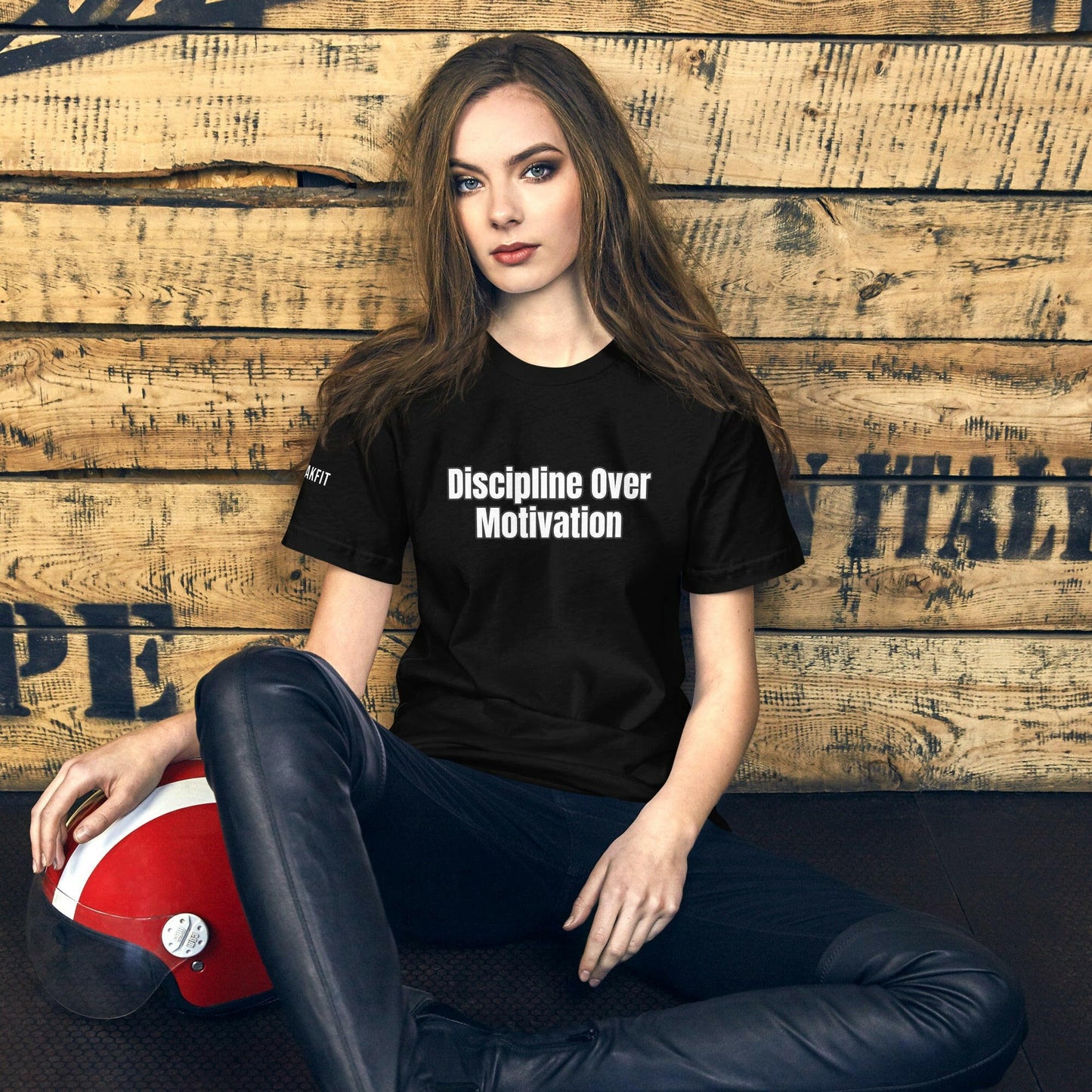 "Discipline Over Motivation" Unisex T-shirt. PeakFit Apparel. for athletes | PeakFit Apparel