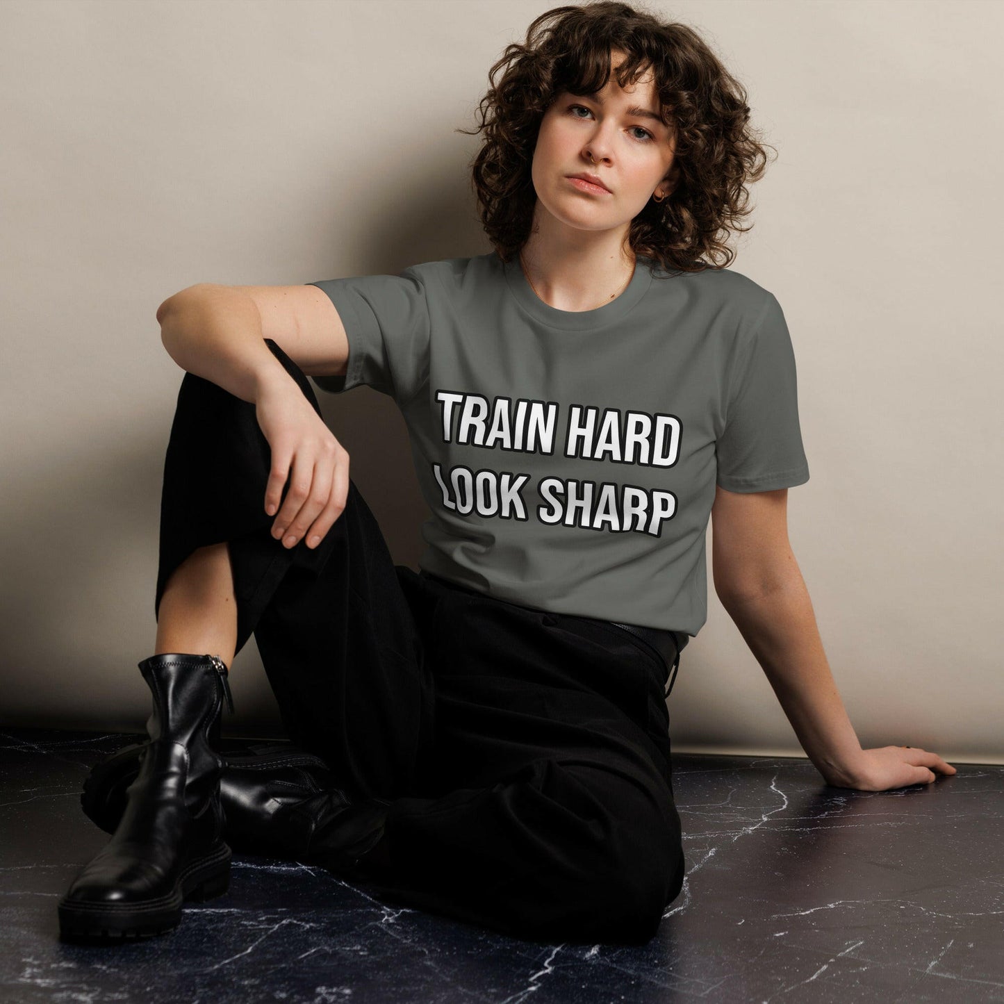 "Train Hard" Unisex premium t-shirt. PeakFit Apparel for athletes | PeakFit Apparel