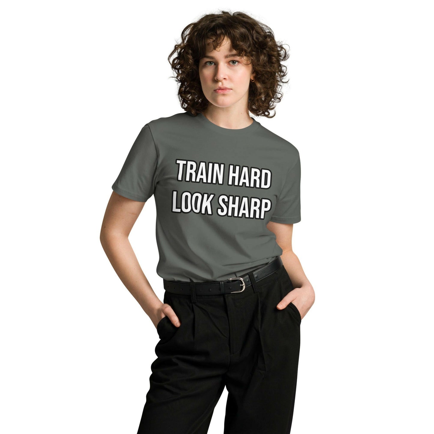 "Train Hard" Unisex premium t-shirt. PeakFit Apparel for athletes | PeakFit Apparel