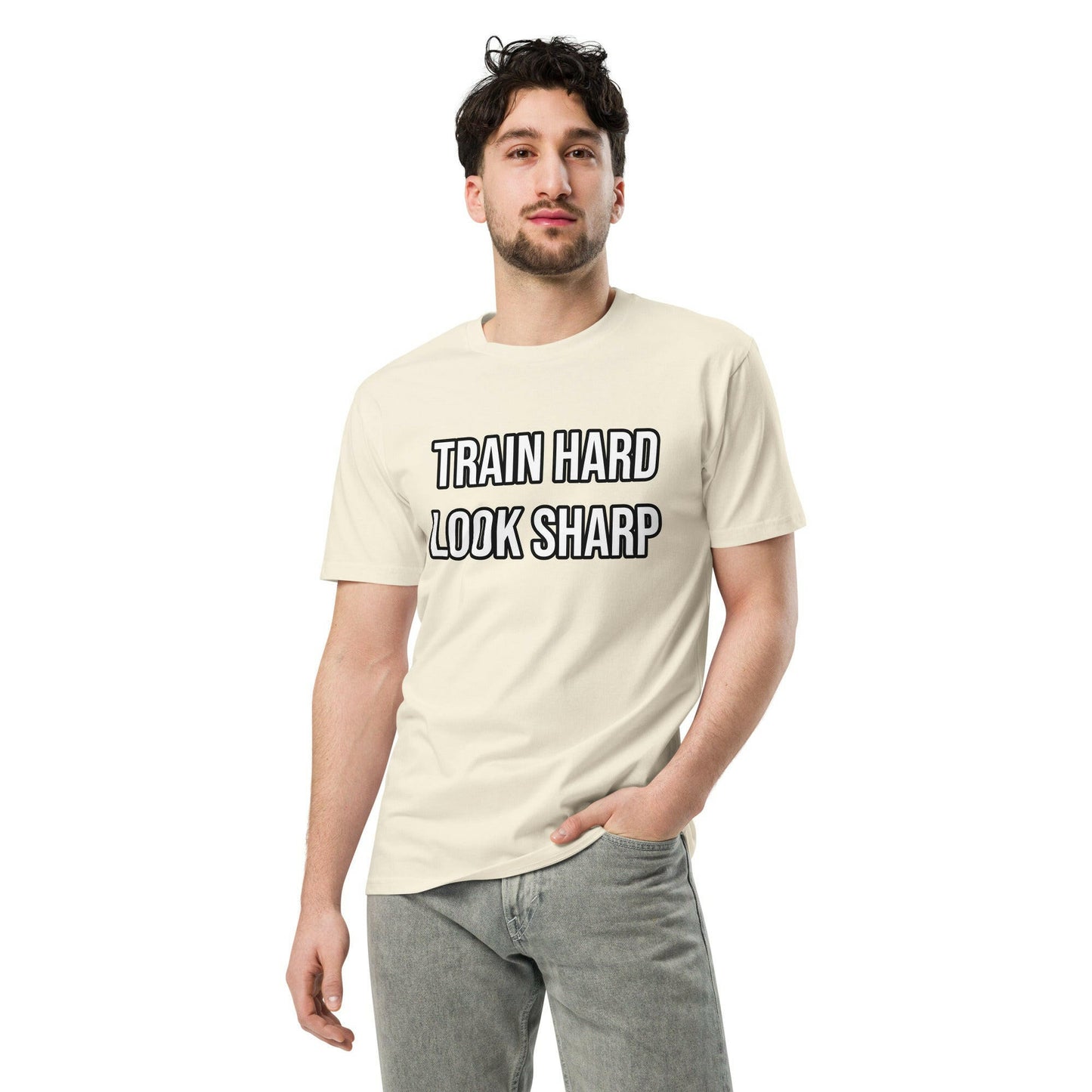 "Train Hard" Unisex premium t-shirt. PeakFit Apparel for athletes | PeakFit Apparel