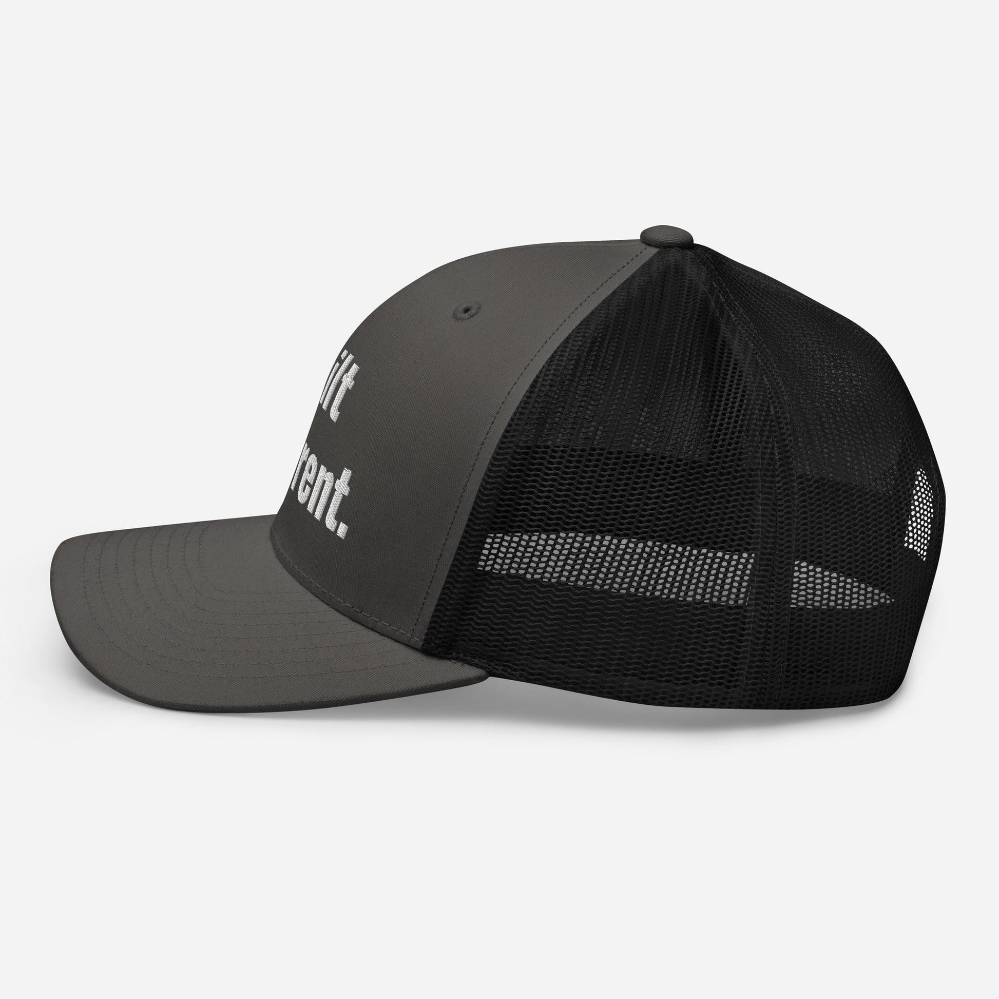 “BUILT DIFFERENT.” Trucker Cap | PeakFit Apparel for athletes | PeakFit Apparel