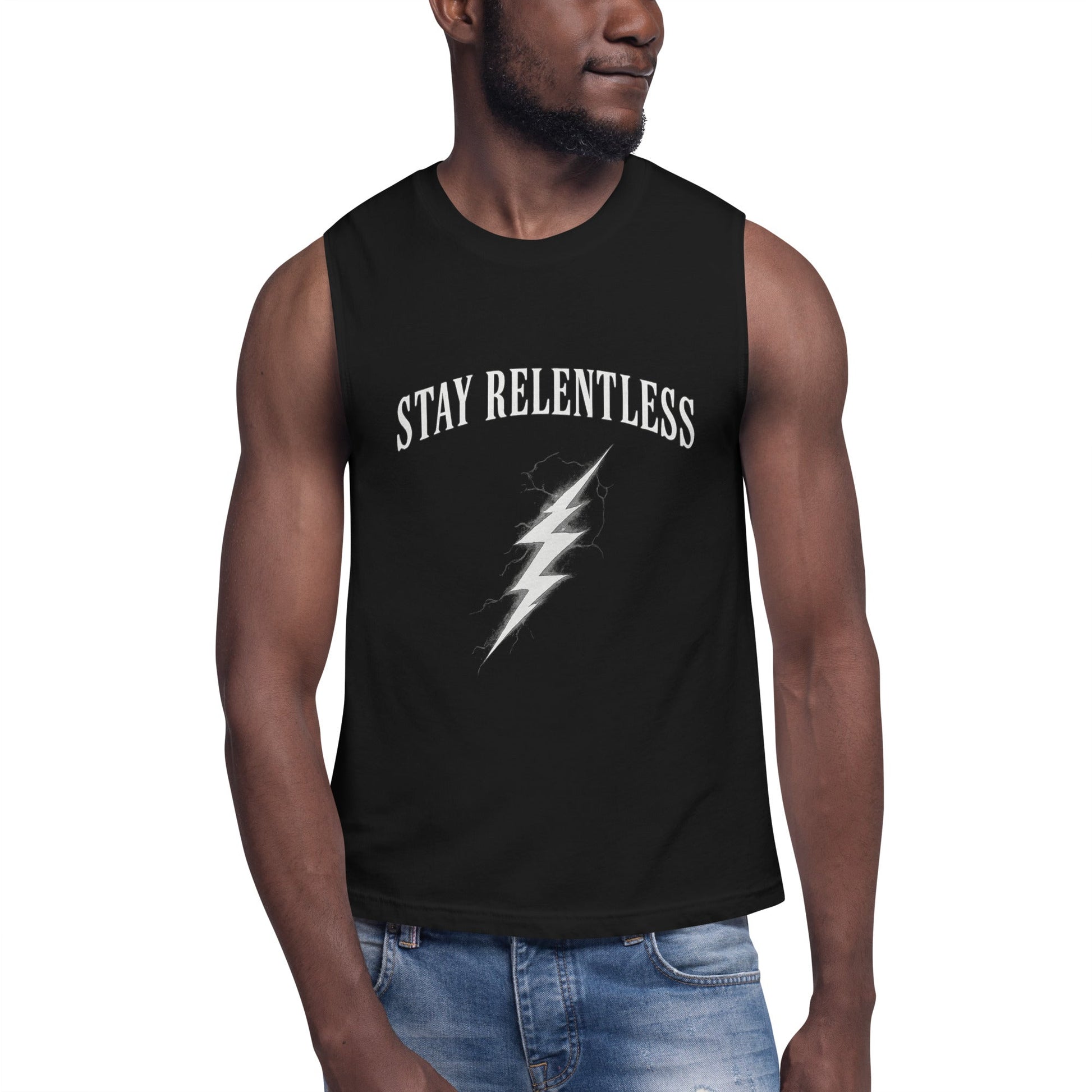 Stay Relentless Muscle Tank - PeakFit Series for athletes | PeakFit Apparel
