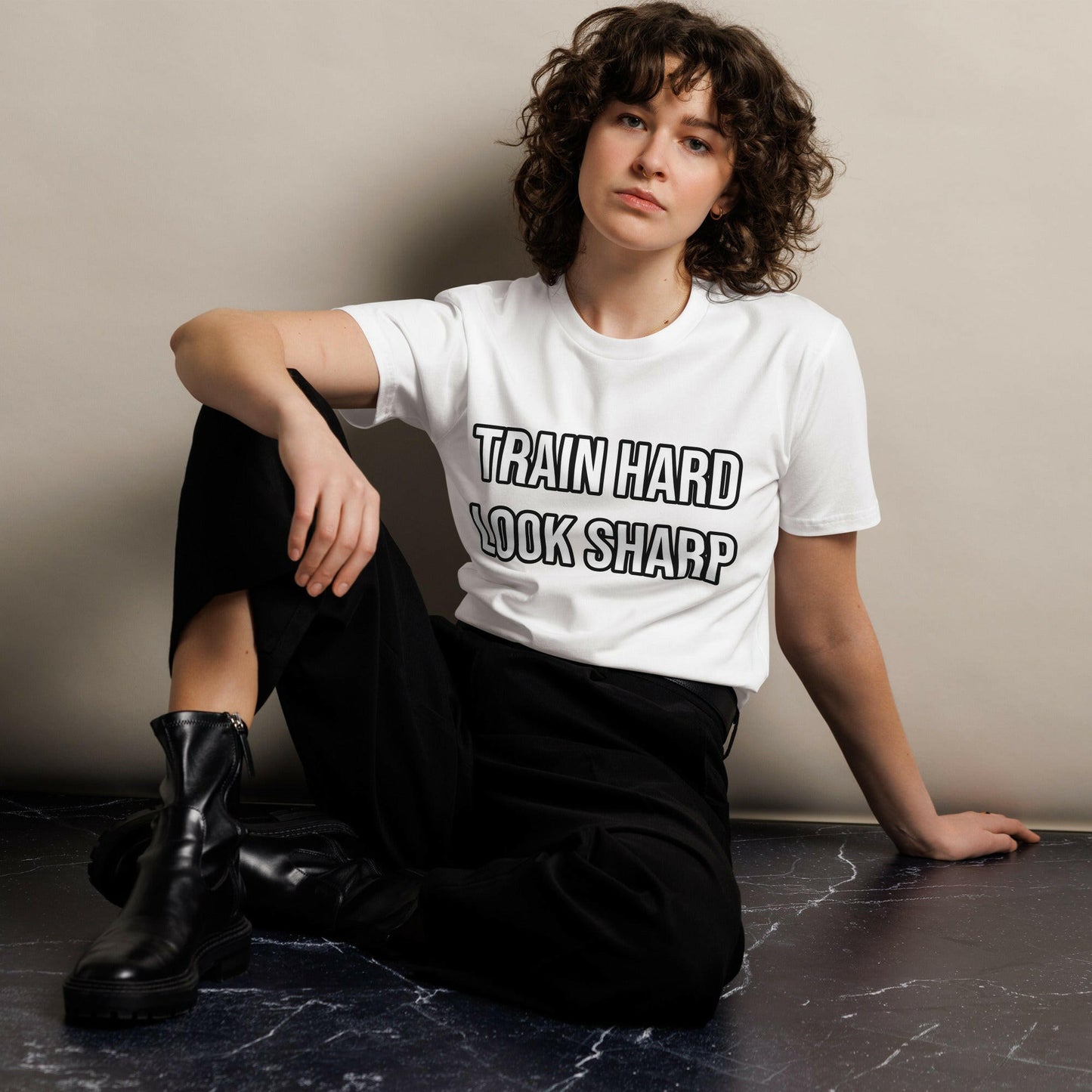 "Train Hard" Unisex premium t-shirt. PeakFit Apparel for athletes | PeakFit Apparel