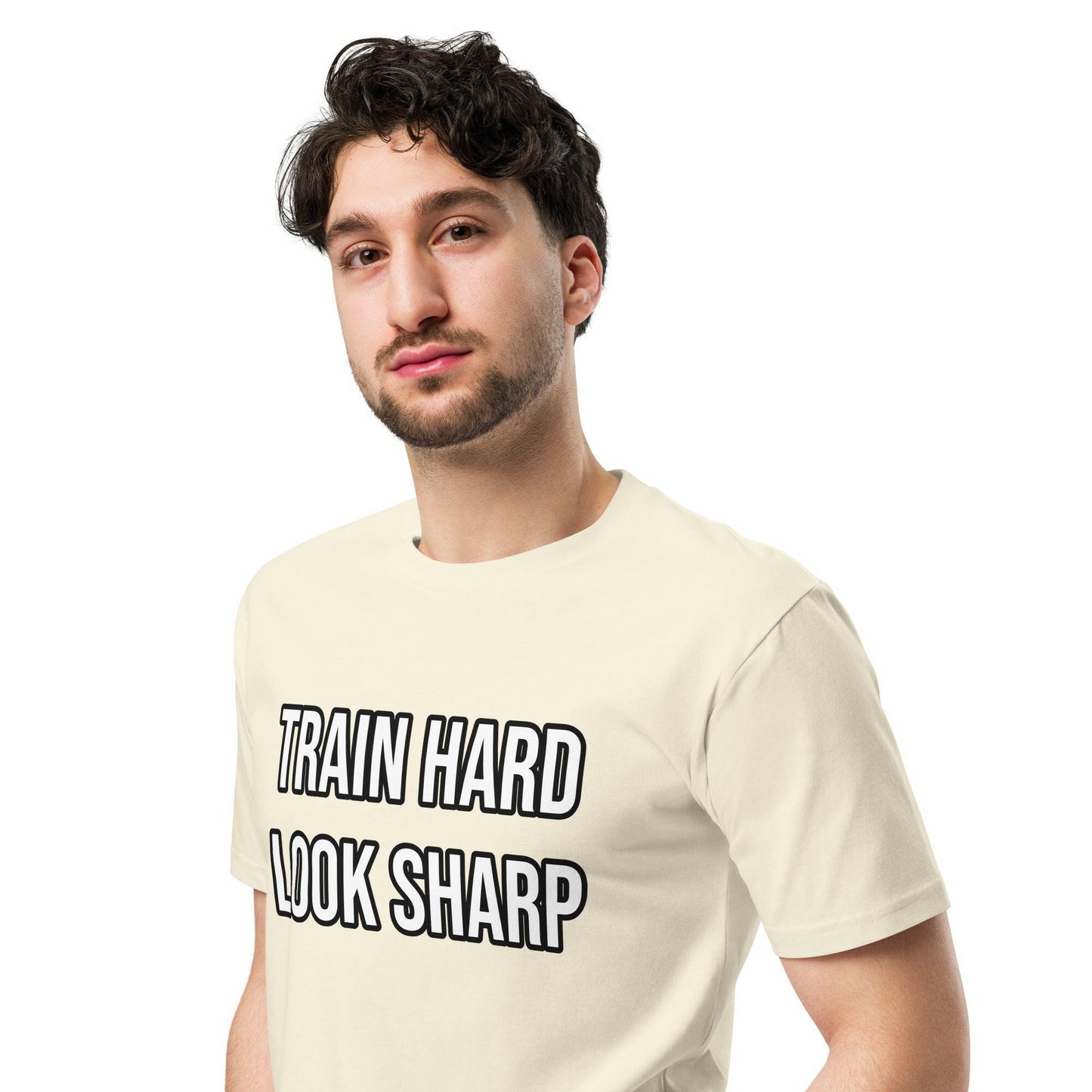 "Train Hard" Unisex premium t-shirt. PeakFit Apparel for athletes | PeakFit Apparel