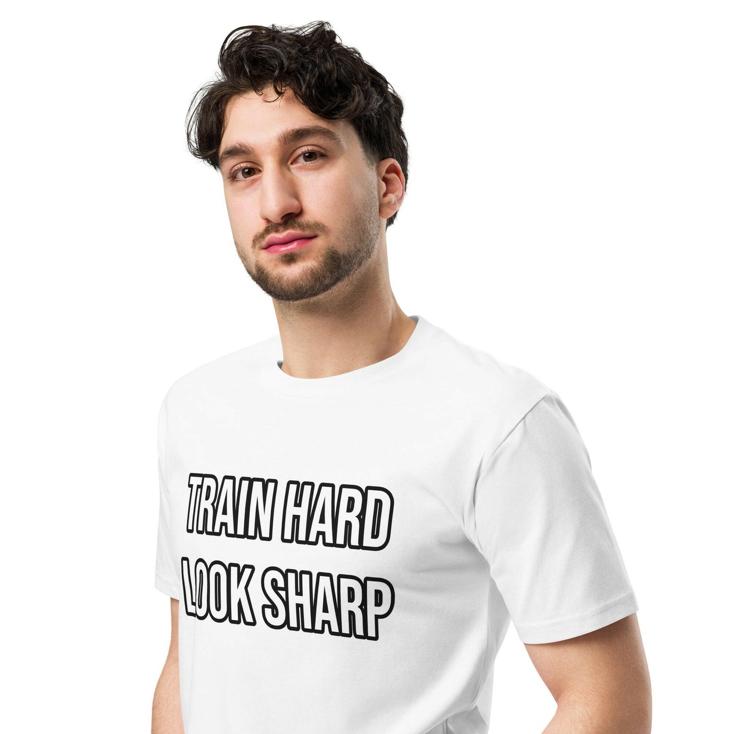 "Train Hard" Unisex premium t-shirt. PeakFit Apparel for athletes | PeakFit Apparel