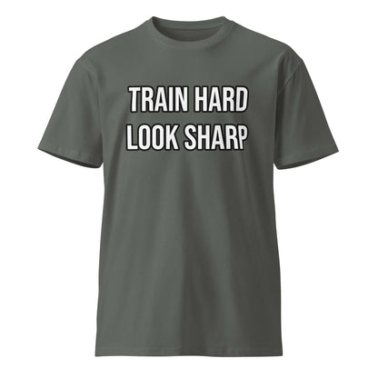"Train Hard" Unisex premium t-shirt. PeakFit Apparel for athletes | PeakFit Apparel
