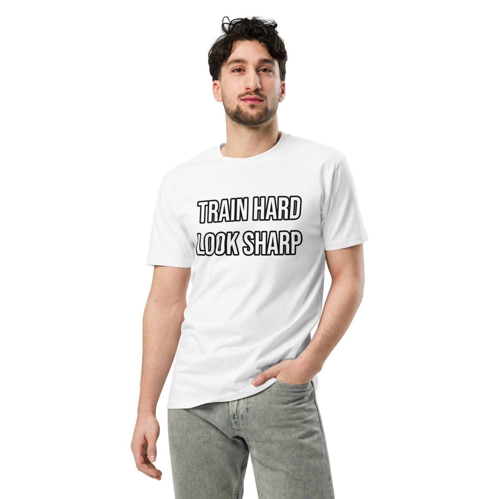 "Train Hard" Unisex premium t-shirt. PeakFit Apparel for athletes | PeakFit Apparel