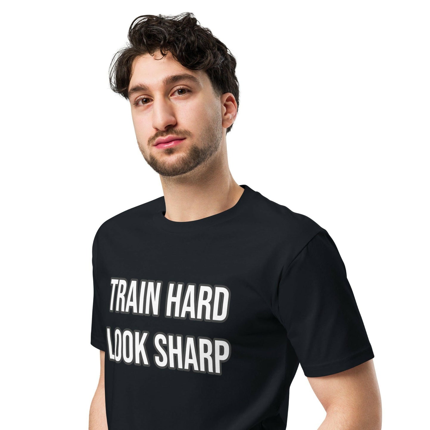 "Train Hard" Unisex premium t-shirt. PeakFit Apparel for athletes | PeakFit Apparel