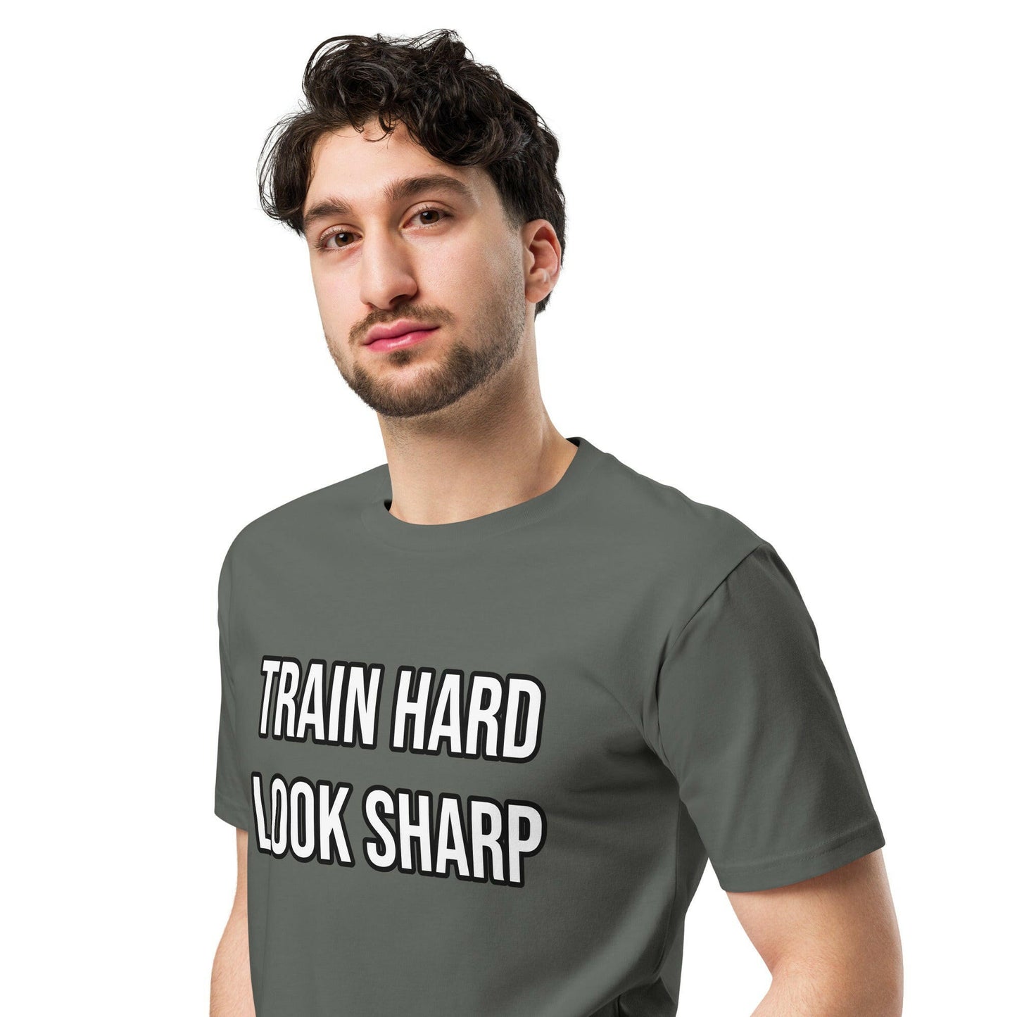 "Train Hard" Unisex premium t-shirt. PeakFit Apparel for athletes | PeakFit Apparel