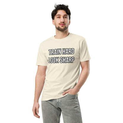 "Train Hard" Unisex premium t-shirt. PeakFit Apparel for athletes | PeakFit Apparel